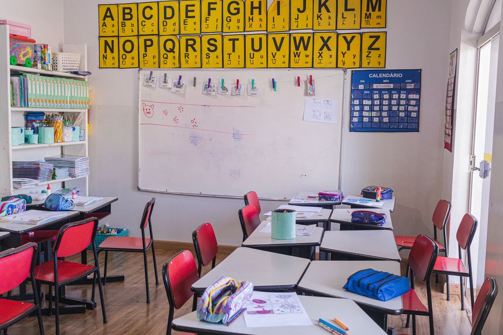 Sala de aula da Educação Infantil